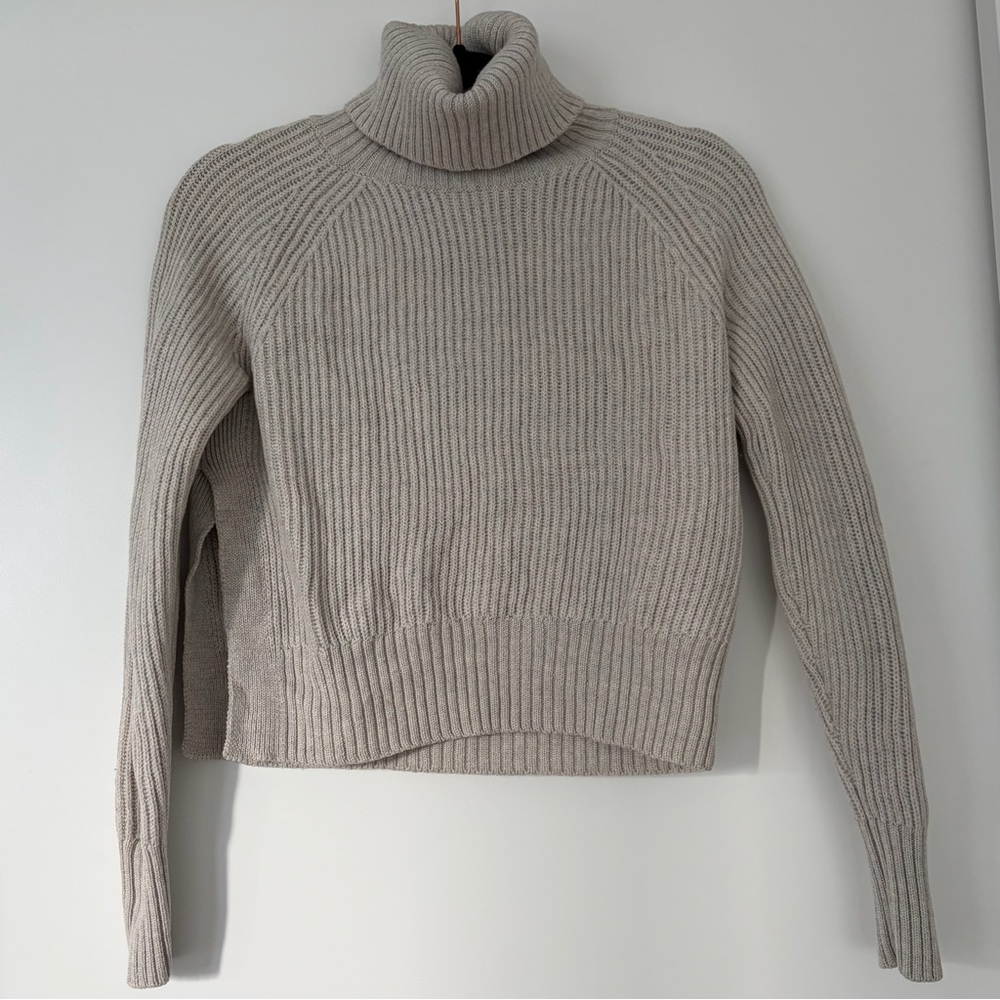 Aritzia Wilfred Free Merino Wool Turtleneck Sweater